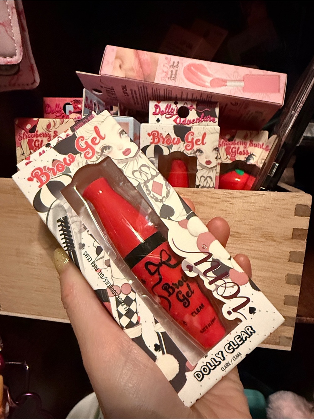 Dollcake Clear Brow Gel — Red Packaging